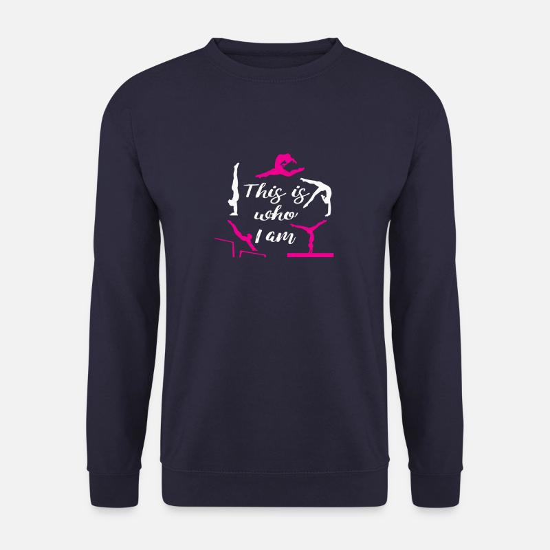 Funny Girls Gymnastik Das bin ich - Unisex Pullover - Navy
