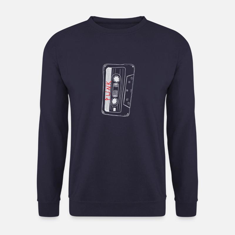 80er Punk Mixed Tape Shirt Punk Musik Shirt - Unisex Pullover - Navy