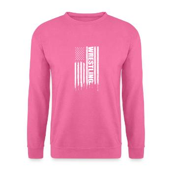 Lutte américaine - Sweat-shirt Unisexe - rose - Devant