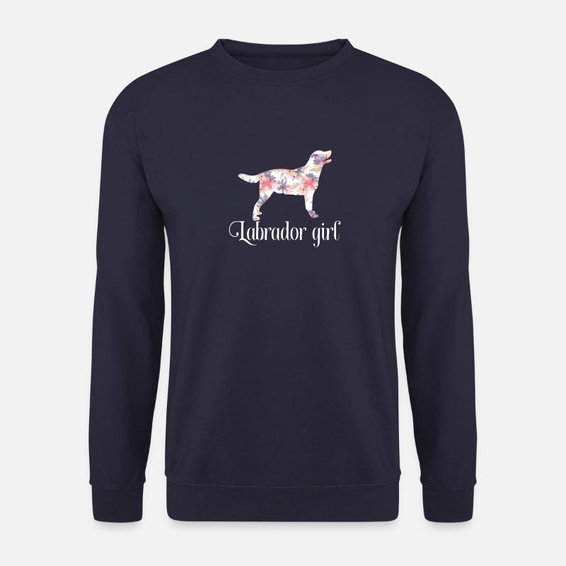 Labrador-Liebhaber, Labrador-Mädchen, New Labrador - Unisex Pullover - Navy