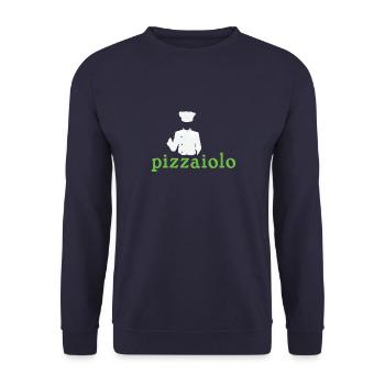 Pizzaiolo pizza baker - Unisex Sweatshirt - navy - Front - Alina (178cm) & Michal (187cm)