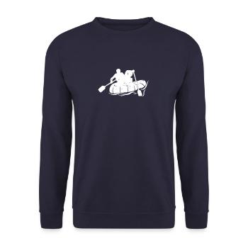 Rafting T-Shirt - Sweat-shirt Unisexe - marine - Devant - Alina (178cm) & Michal (187cm)