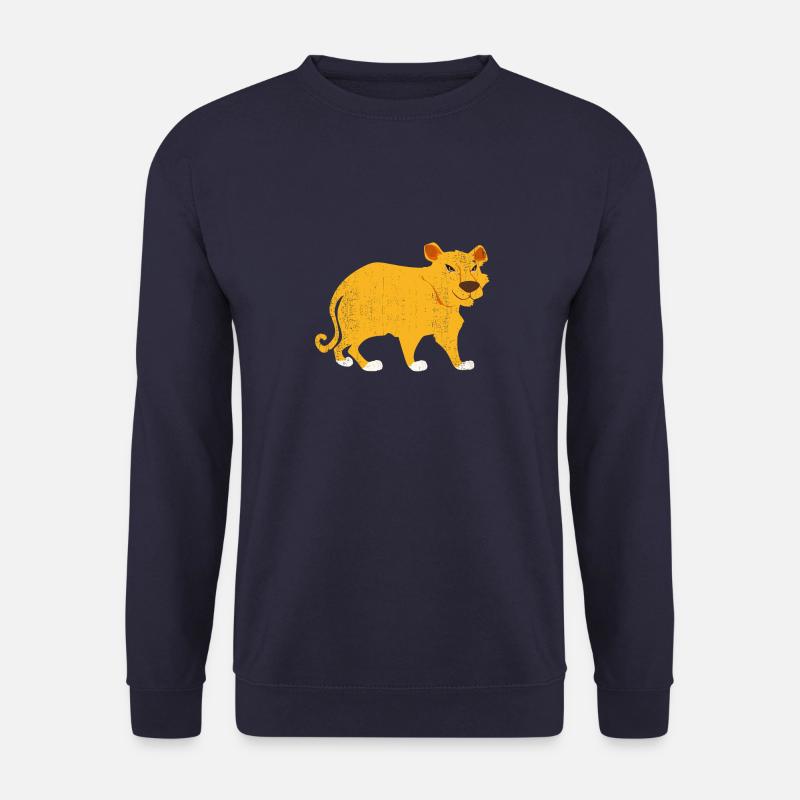 Jungle Animal Tiger - Unisex Pullover - Navy