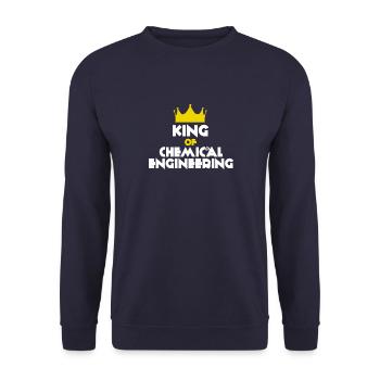 Roi du génie chimique - Sweat-shirt Unisexe - marine - Devant - Alina (178cm) & Michal (187cm)