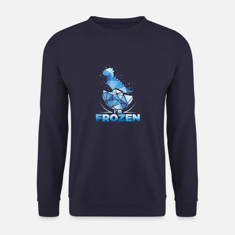 Frozen dino - Unisex Pullover - Navy