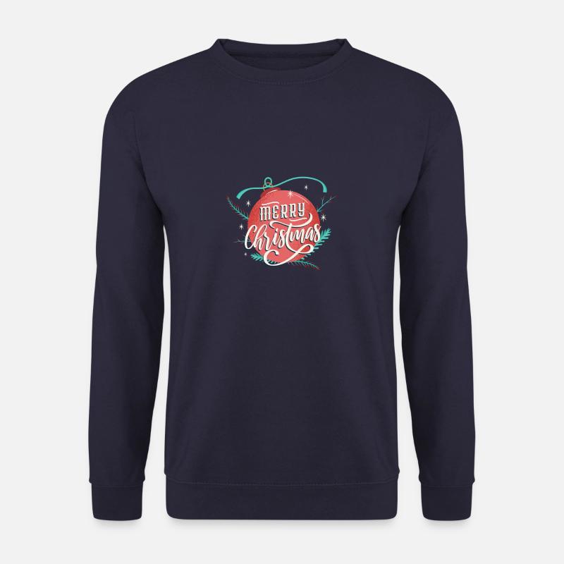 Christmas Santa, Weihnachtsmann, Weihnachten - Unisex Pullover - Navy