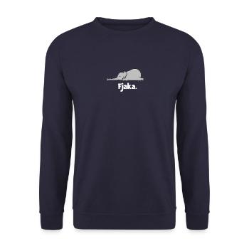 Fjaka I Balkan Collection T-shirt - Sweat-shirt Unisexe - marine - Devant - Alina (178cm) & Michal (187cm)