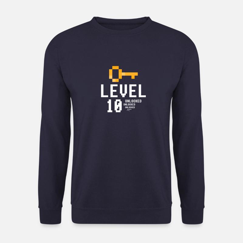 10.Geburtstag Gamer Gaming 10 Jahre Alt Jungen - Unisex Pullover - Navy