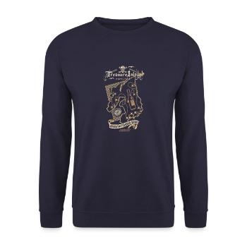 Treasure Islay - Unisex Pullover - Navy - Vorne - Alina (178cm) & Michal (187cm)