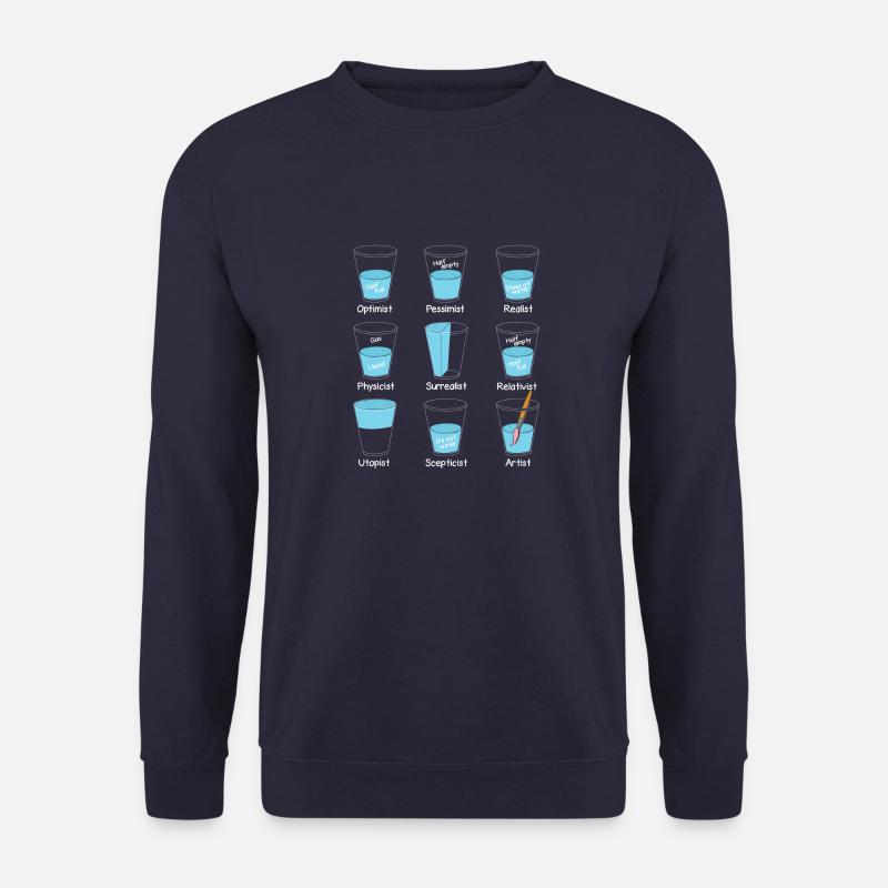Verre à eau Mindset - Sweat-shirt Unisexe - marine