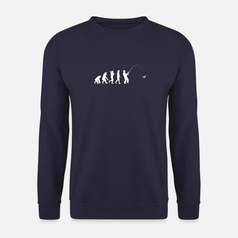 Angler Evolution Idée de cadeau - Sweat-shirt Unisexe - marine