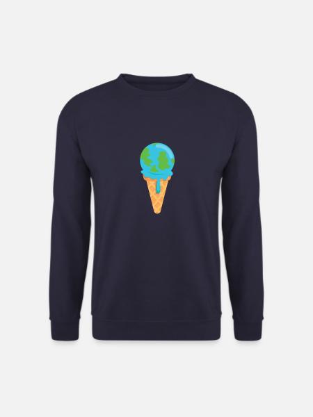 Melt ice earth - Unisex Sweatshirt - navy