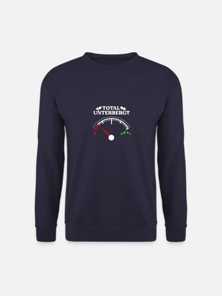 Total Unterbergt Berge Geschenk - Unisex Pullover - Navy