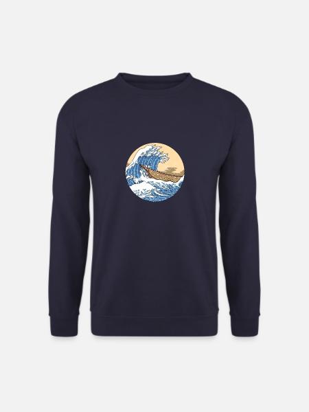 Kanagawa Big Wave Japan - Unisex Sweatshirt - navy