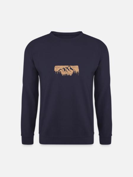 Wald Natur Berge Geschenk - Unisex Pullover - Navy