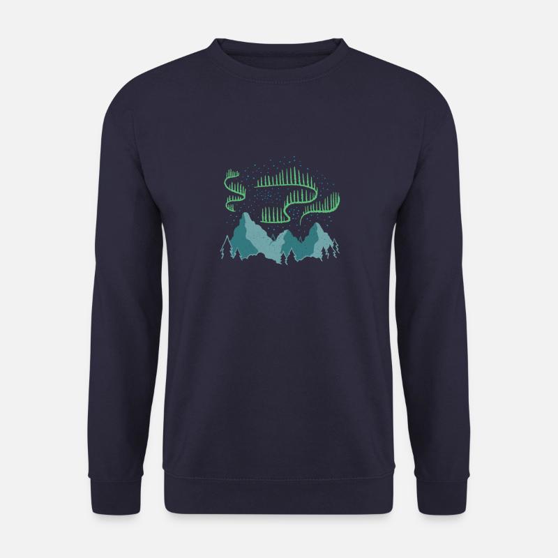 Aurora borealis - Unisex Sweatshirt - navy