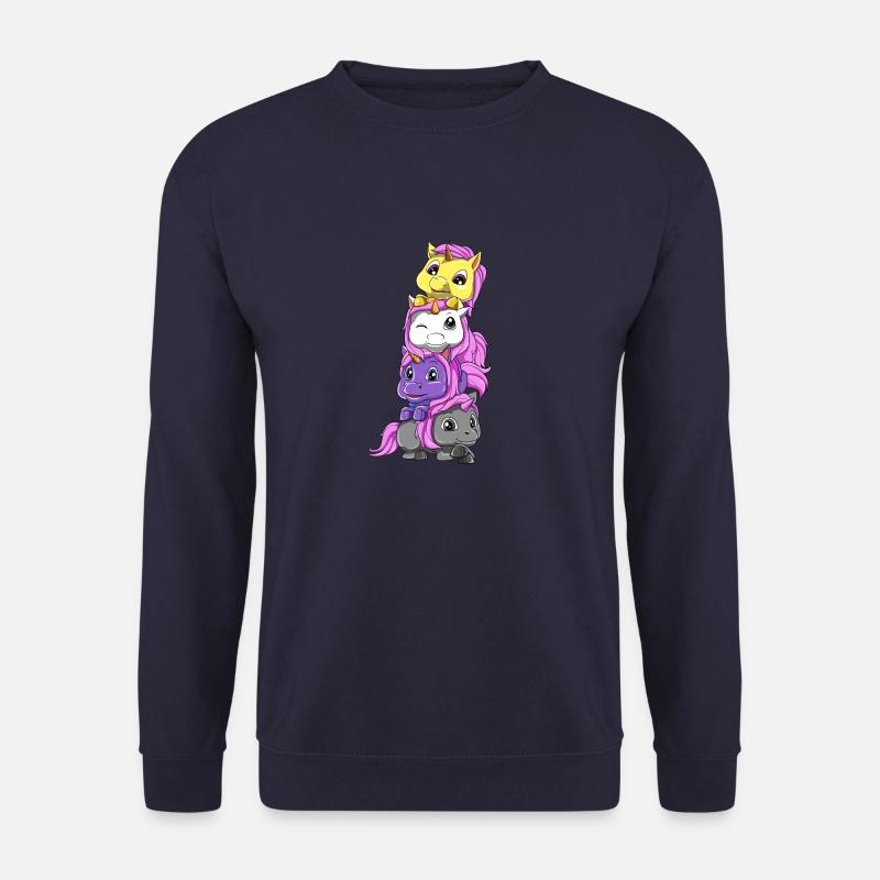 Nonbinary unicorns - Unisex Sweatshirt - navy