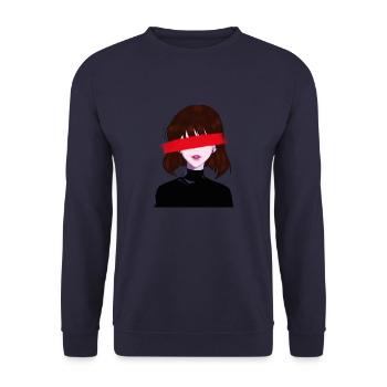 Fille animée - Sweat-shirt Unisexe - marine - Devant - Alina (178cm) & Michal (187cm)