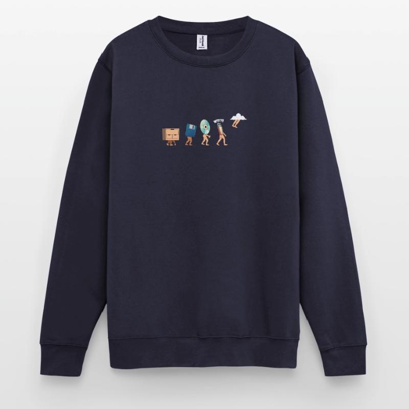 Cloud Computing Evolution - Geschenkidee für Nerd Unisex Pullover