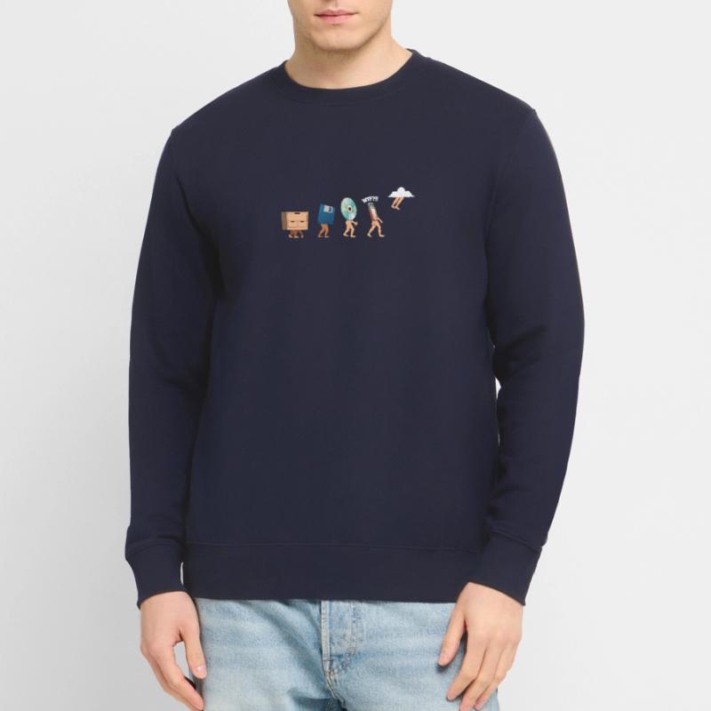 Cloud Computing Evolution - Geschenkidee für Nerd Unisex Pullover