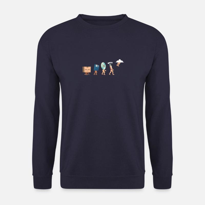 Cloud Computing Evolution - Geschenkidee für Nerd - Unisex Pullover - Navy