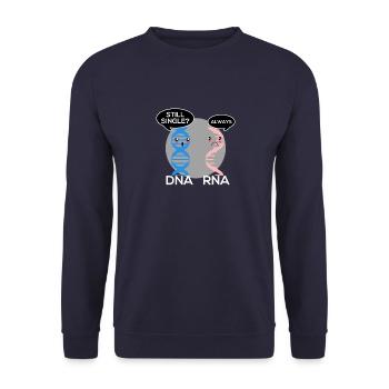 Biologiste génétique cadeau bio professeur ADN ARN - Sweat-shirt Unisexe - marine - Devant - Alina (178cm) & Michal (187cm)