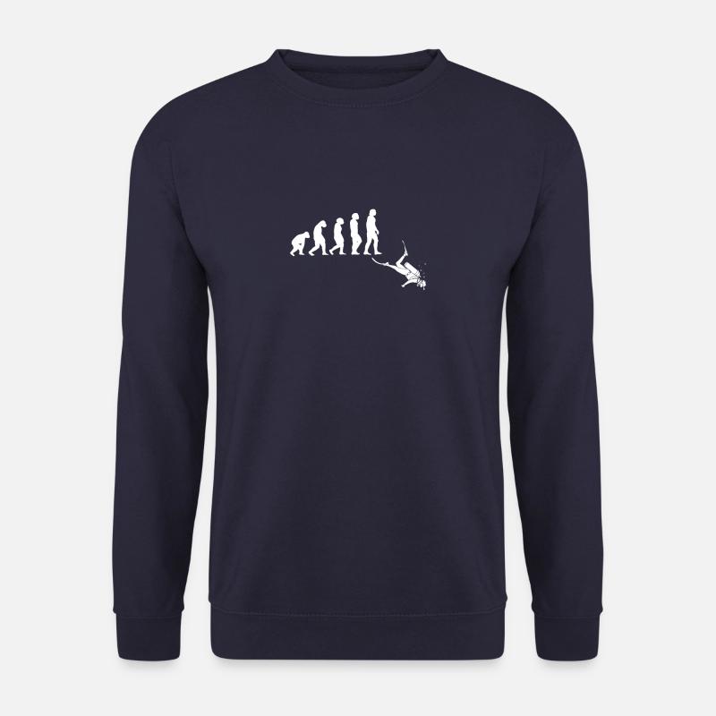 Taucher Evolution Tshirt - Unisex Pullover - Navy
