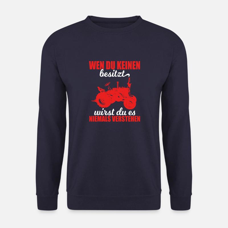 Steyr Oldtimer Traktoren wenn du keinen Besitzt - Unisex Pullover - Navy