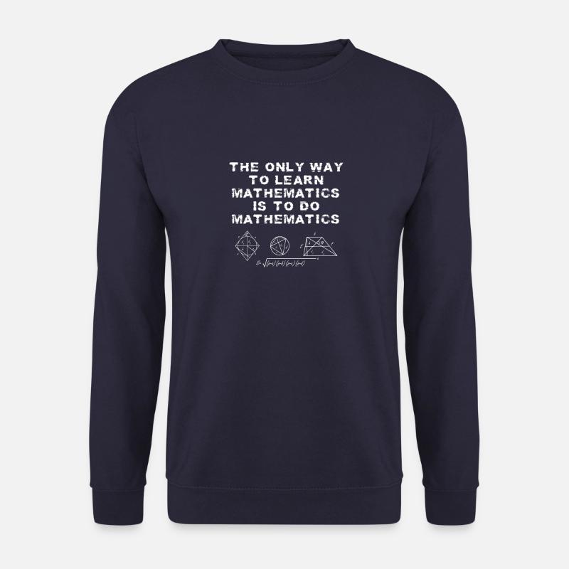 Math jokes math math problem mat - Unisex Sweatshirt - navy