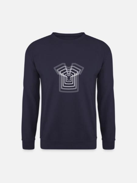 T-Shirt auf dem T-Shirt auf dem T-Shirt ... - Unisex Pullover - Navy
