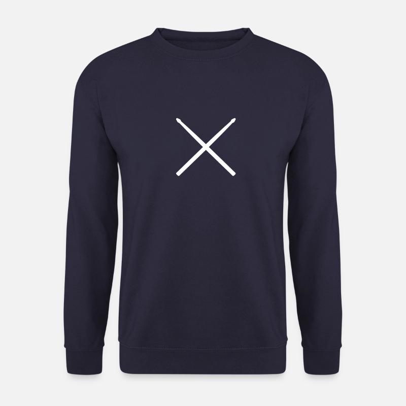 Schlagzeug Sticks - Unisex Pullover - Navy