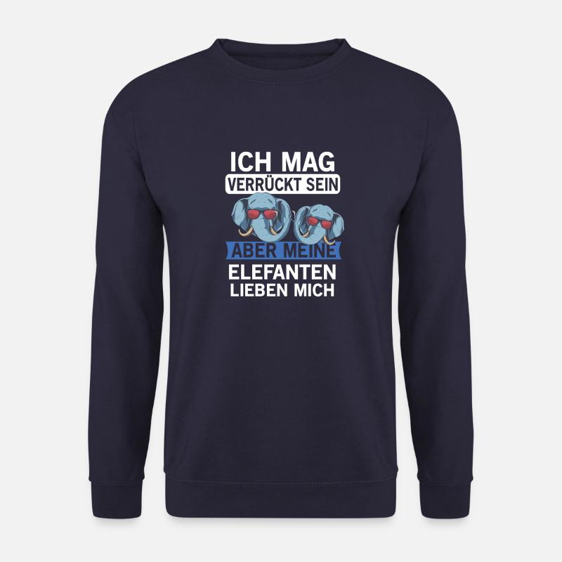 Elefanten Elefant - Unisex Pullover - Navy