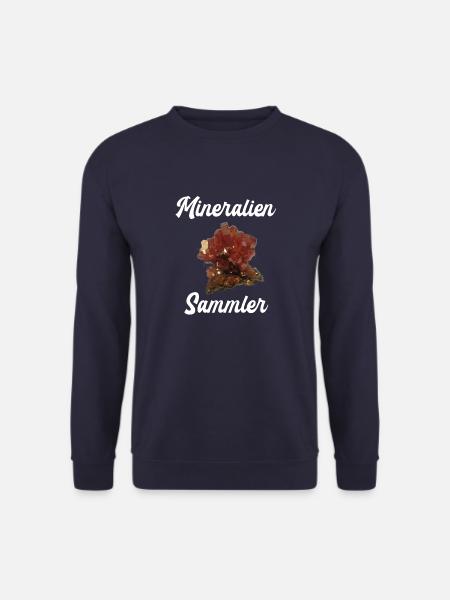 Mineralien Steine Geologie Sammler Mineral Geologe - Unisex Pullover - Navy