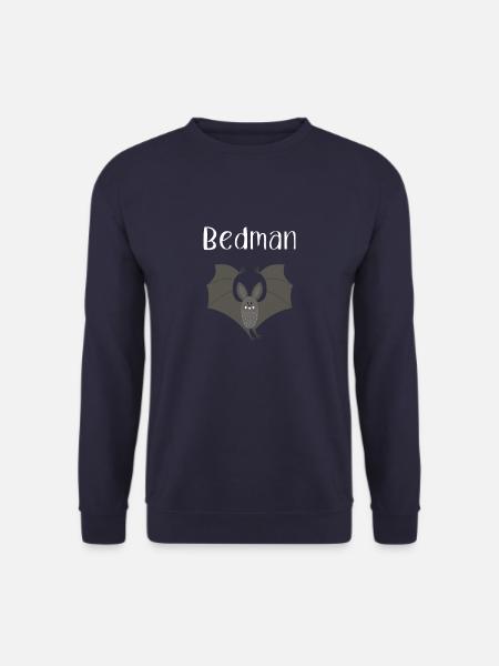 Bedman Fledermaus Nachthemd Schlafanzug Pyjama - Unisex Pullover - Navy