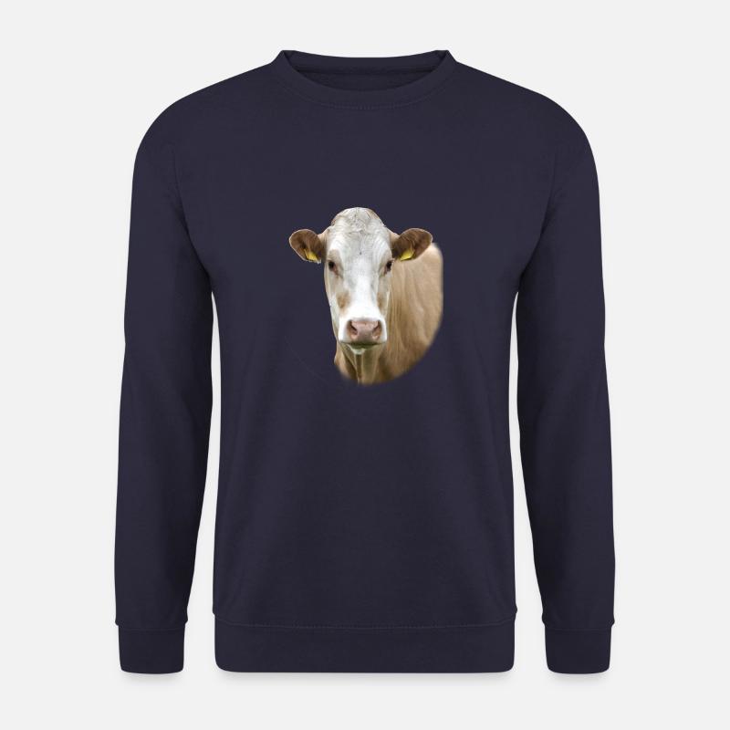 Cow. Kuh. - Unisex Pullover - Navy