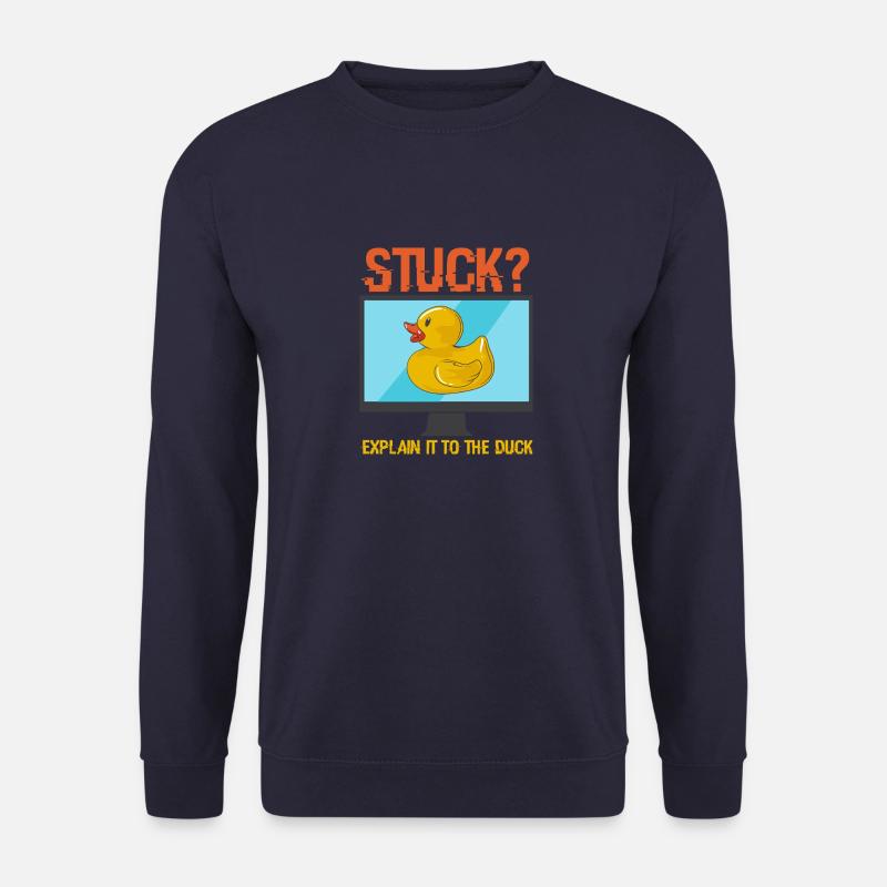 PROGRAMMING: Explain It To The Duck - Unisex Sweatshirt - navy