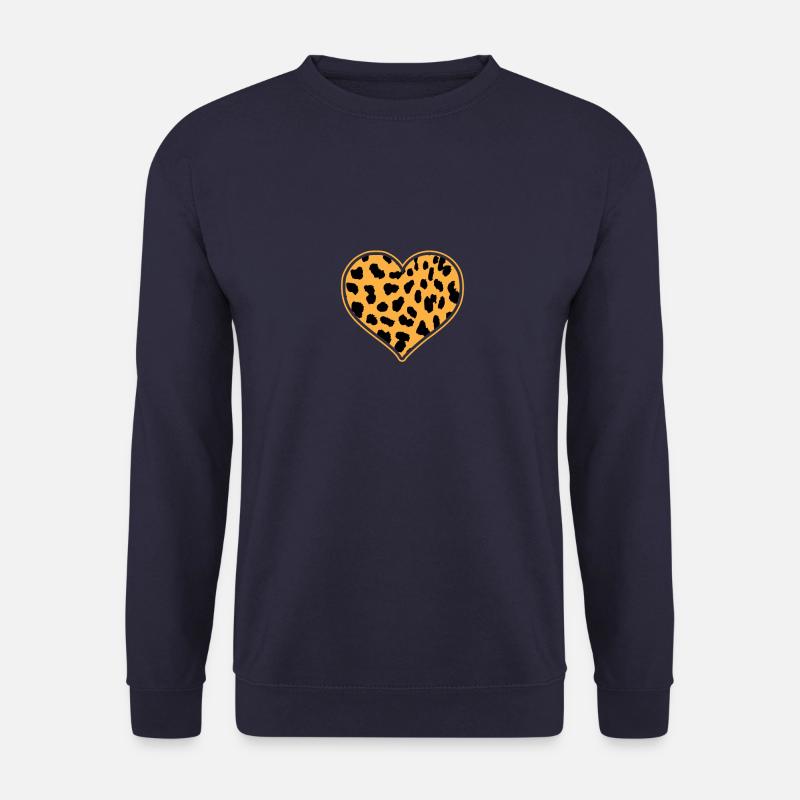 Leopard Endes - Unisex Pullover - Navy