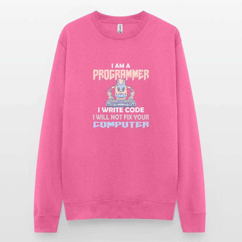 PROGRAMMER CODER HACKER Unisex Sweatshirt
