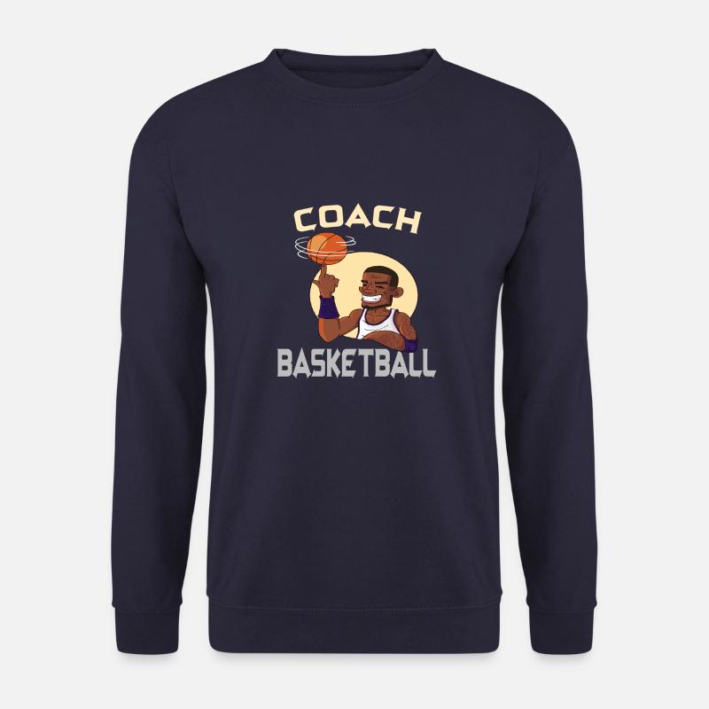 BASKET TSHIRT pour basket-ball coach - Sweat-shirt Unisexe - marine