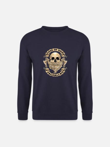 Totenkopf Wikinger Valhalla - Unisex Pullover - Navy