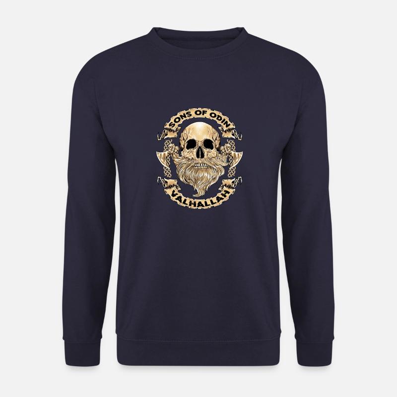 Skull Viking Valhalla - Unisex Sweatshirt - navy