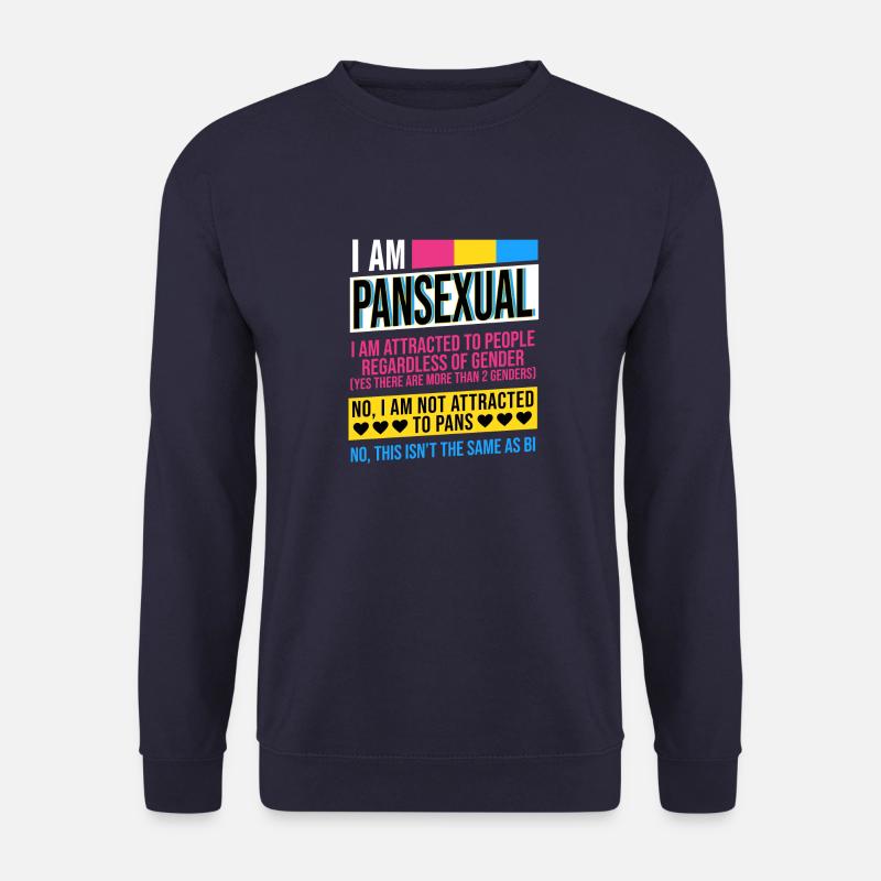 LGBTQ Pansexual - Unisex sweater - marineblå