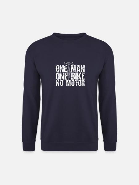 Fiets fietsen racefiets fiets fiets cadeau - Uniseks sweater - navy