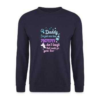 Baby Boss - Sweat-shirt Unisexe - marine - Devant - Alina (178cm) & Michal (187cm)