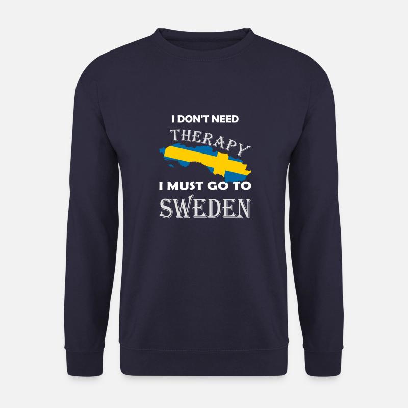 Schweden Sweden Schwedische Flagge Geschenk - Unisex Pullover - Navy