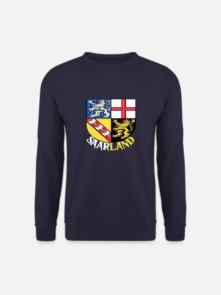 Saarland Saarländer Saarbrücken Flagge Geschenk - Unisex Pullover - Navy