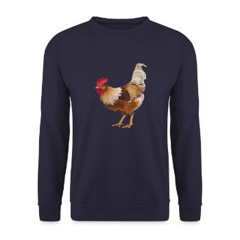 Coq - Sweat-shirt Unisexe - marine - Devant - Alina (178cm) & Michal (187cm)