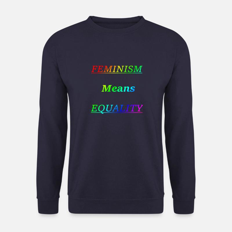 Feminism means equality - Unisex Pullover - Navy