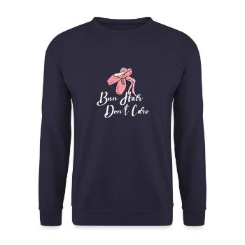 Ballerine Ballet Danseur mode Danse Cadeau - Sweat-shirt Unisexe - marine - Devant - Alina (178cm) & Michal (187cm)