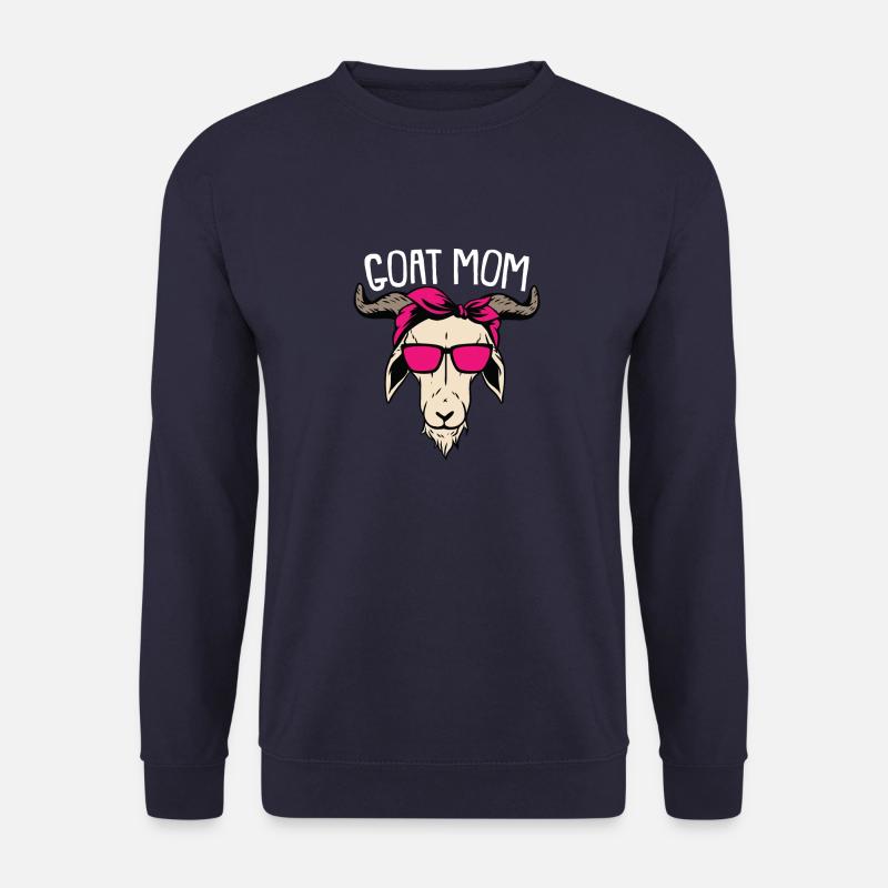 Goats Mama Farmer Spruich Gift - Unisex Sweatshirt - navy